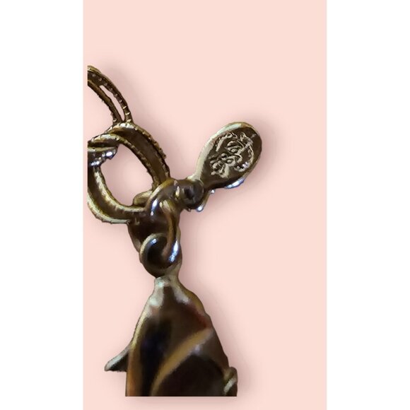 Vintage Premier Designs Gold-Tone Statement Necklace Black Teardrop Gemstones - Picture 3 of 6